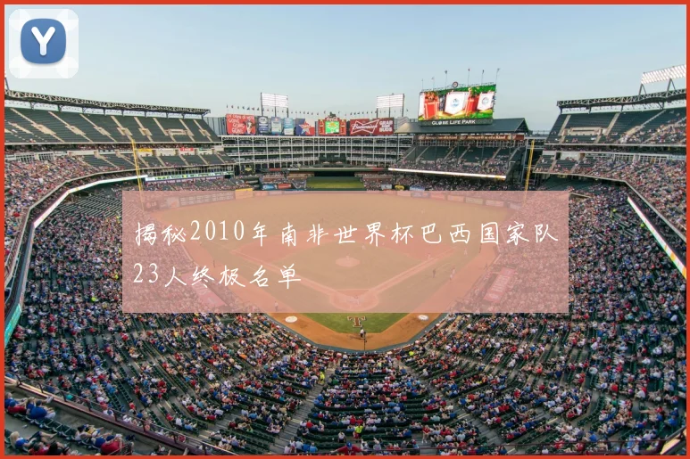 揭秘2010年南非世界杯巴西国家队23人终极名单